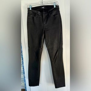 PAIGE  Verdugo Ultra Skinny Black Luxe Coating, Size 28